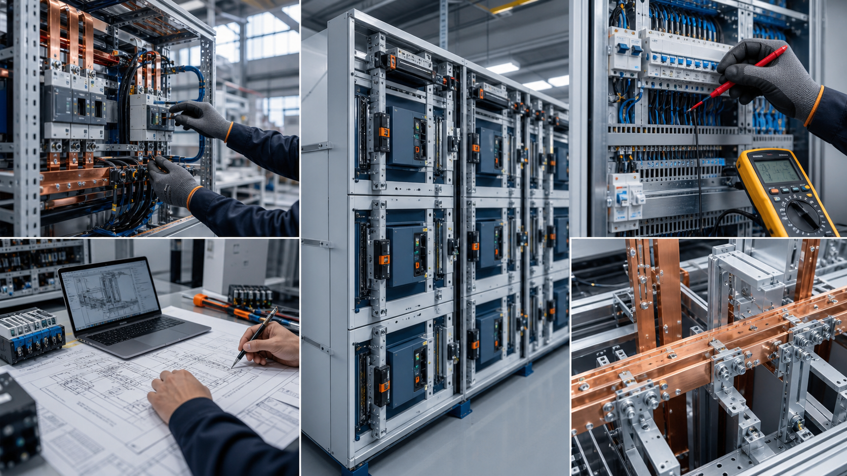 Montagem, projeto e inspeção de painéis elétricos